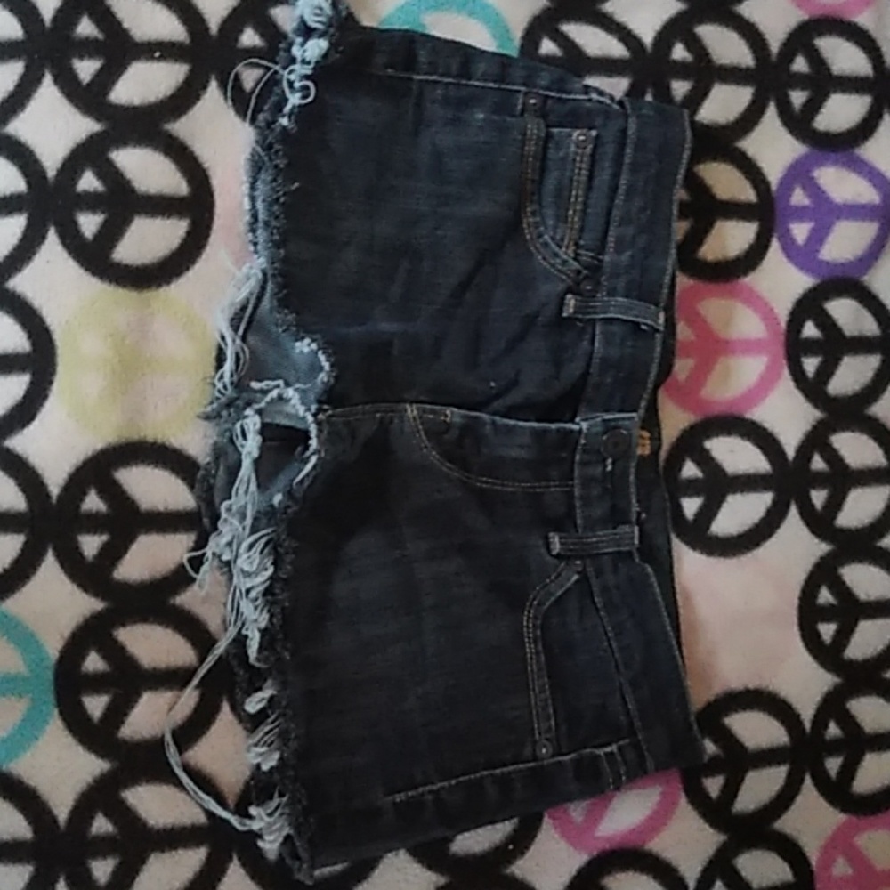 7 for all mankind ripped shorts